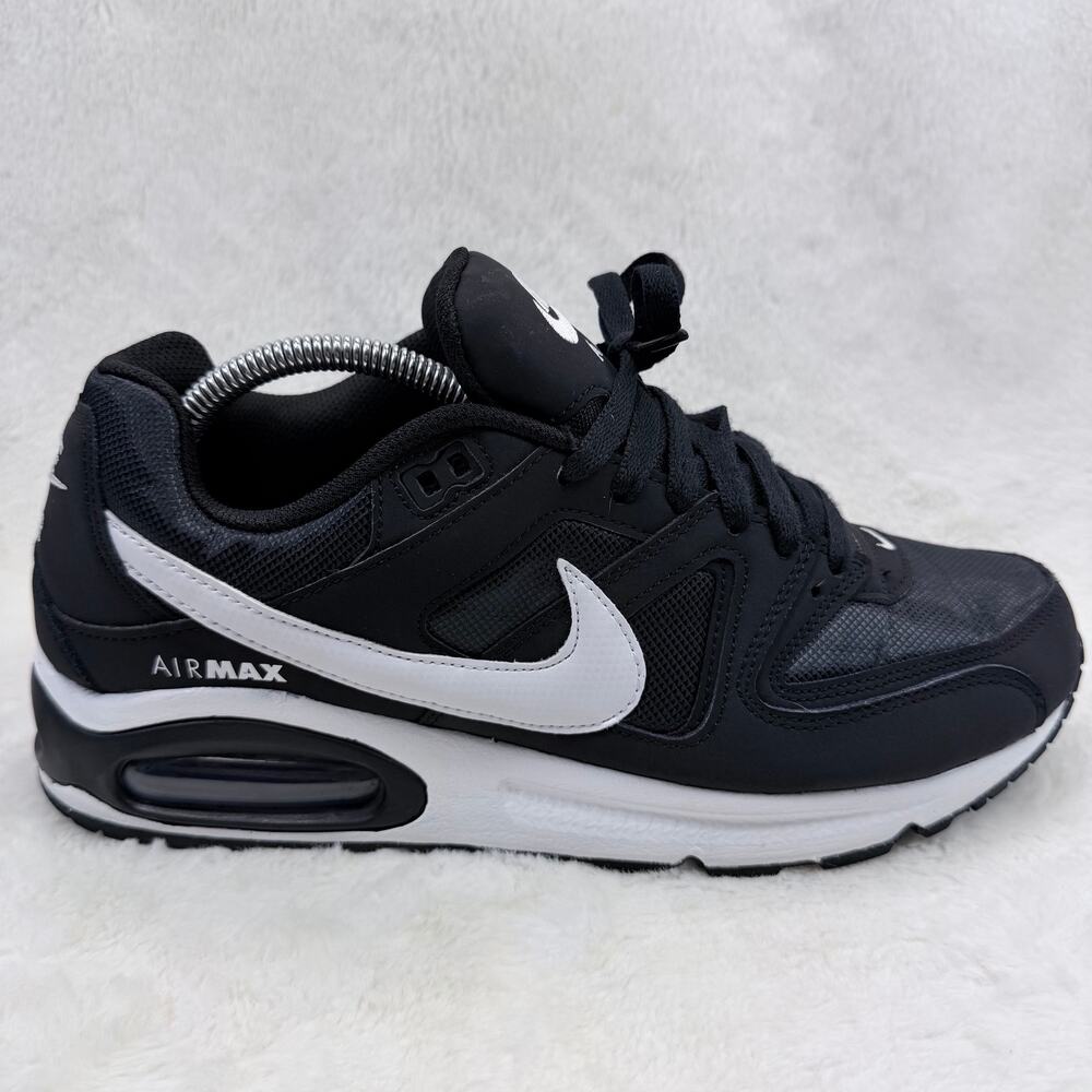 Nike Air Max Command Womens Sneakers Black White Size 11 397690-021 Casual